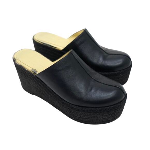 Paloma Barcelo Hebe Platform Wedge Clog Mule Espadrille 39 - Picture 3 of 7